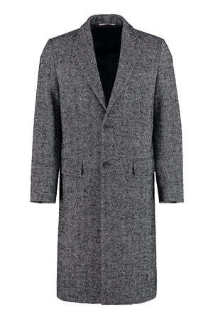 Mixed wool tweed coat-0